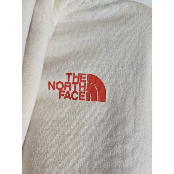 The North Face Women's Logo Play Hoodie Cropped White Never Stop Exploring XL - Picture 3 of 8